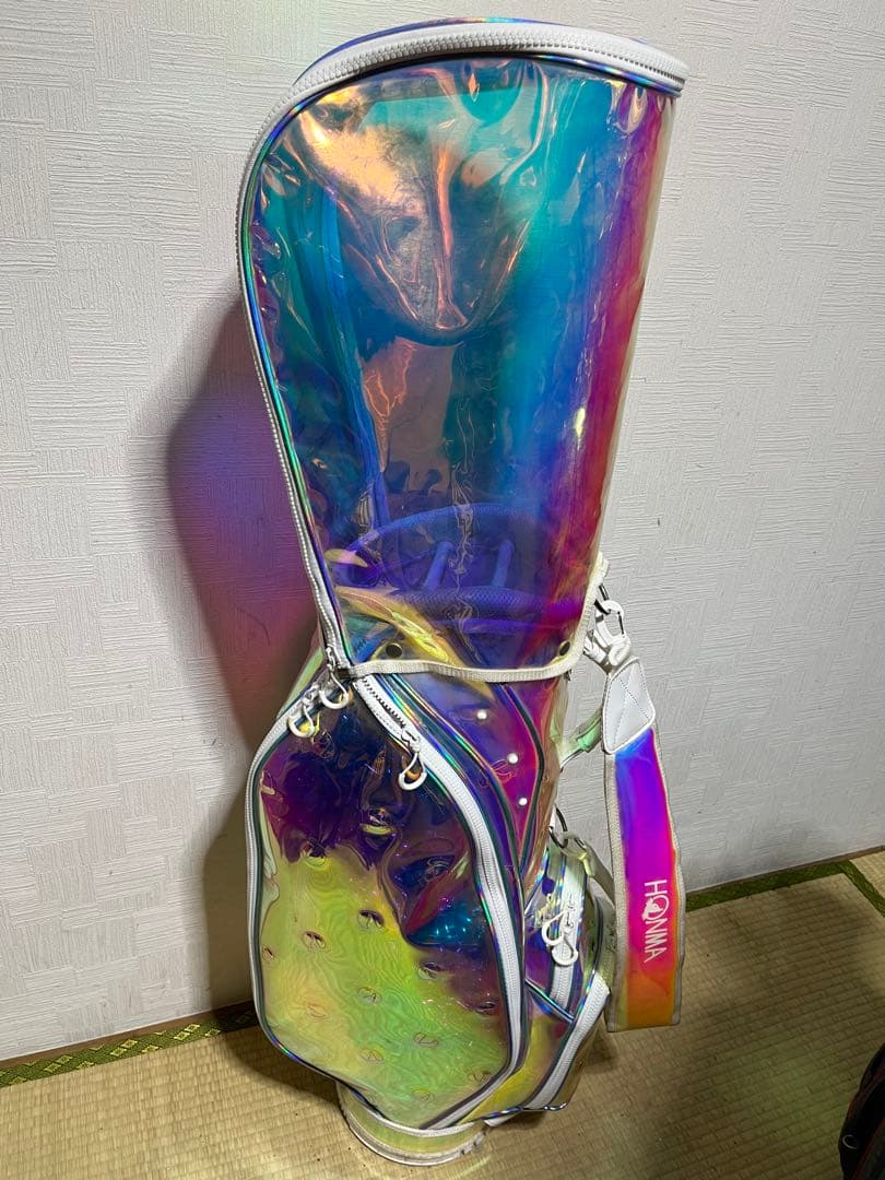 稀少品！HONMA ホンマ　スケルトン クリアキャディバッグ CB12060
