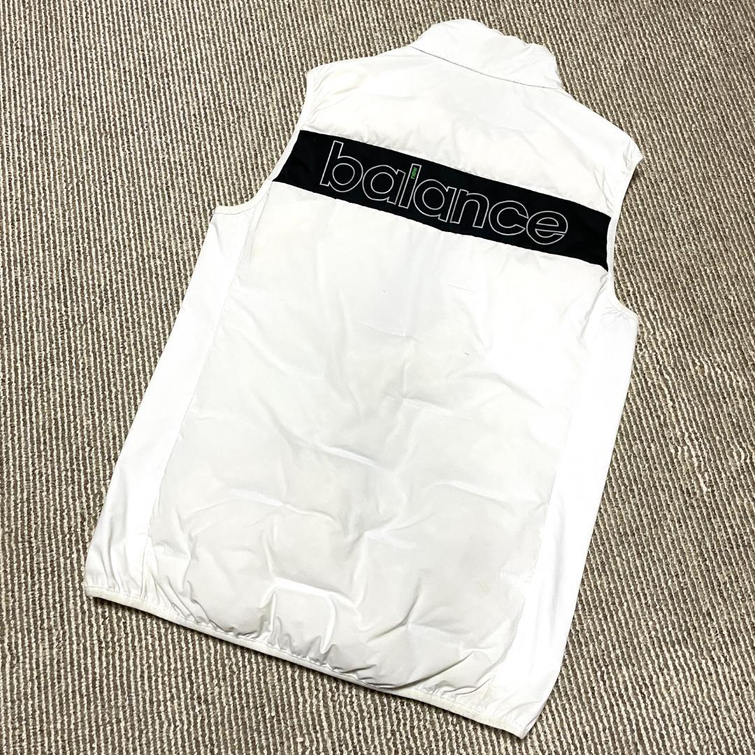 【フォロー割】 良品 ニューバランスゴルフ ダウンベスト サイズ4 ホワイト系