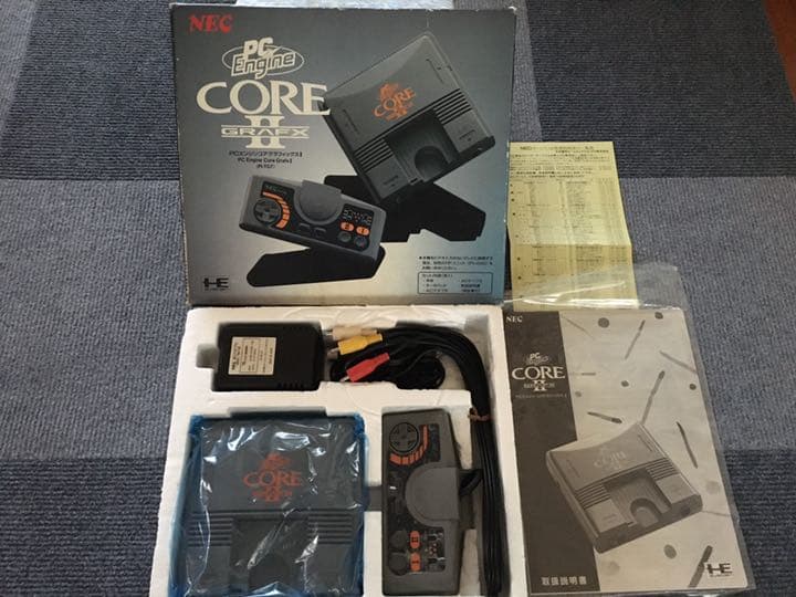 【美品】PCエンジンコアグラフィクスIIとソフト7本