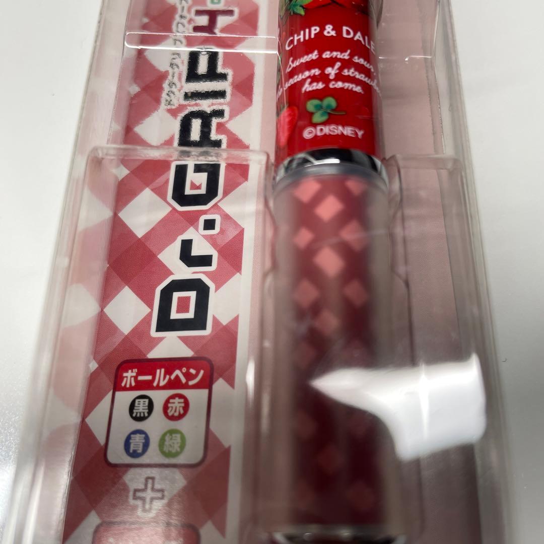 春人気　ディズニー限定完売ドクターグリップ　チップデール　いちご