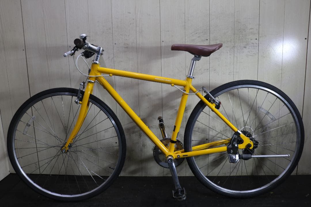 あさひ製WEEKEND アルミ 700C シマノ7速 460mm YELLOW