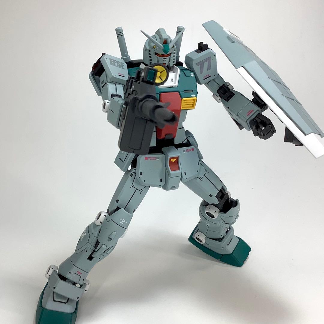 プレバン限定 HG RGM-79 スレッガー専用ジム 塗装済完成品