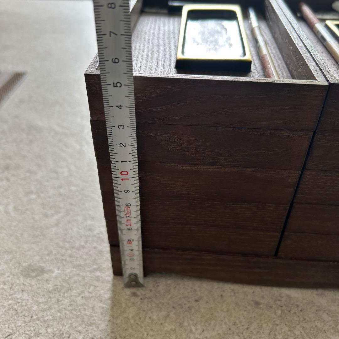 重硯箱　香道具　硯　硯箱　鳩居堂　親硯