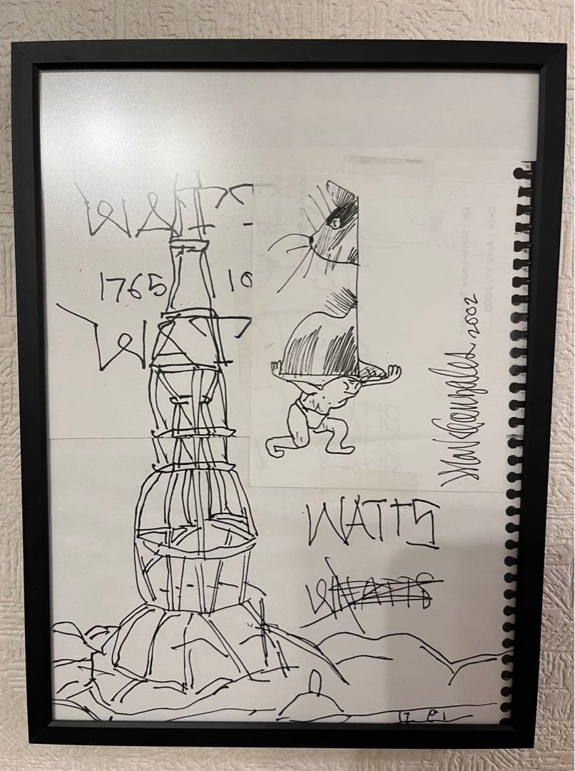 Mark Gonzales マークゴンザレス GONZ 原画 2002年製作