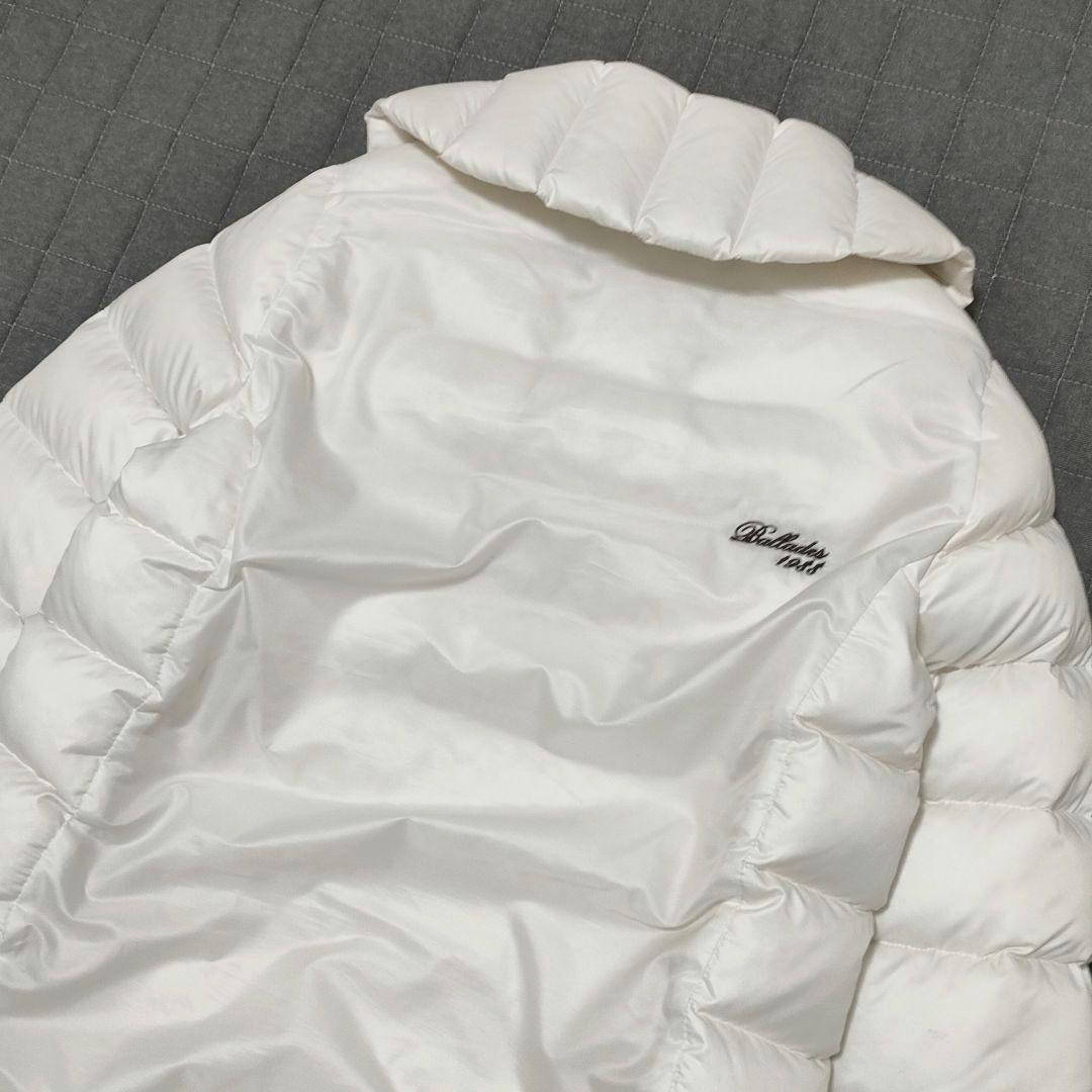 ZOY　ゾーイ　ゴルフ　ダウンコート　ジャケット　ダブルジップ　ホワイト　40