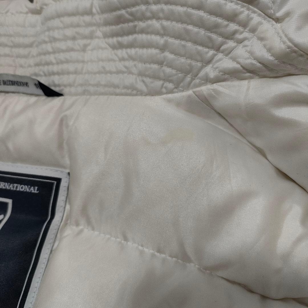 ZOY　ゾーイ　ゴルフ　ダウンコート　ジャケット　ダブルジップ　ホワイト　40