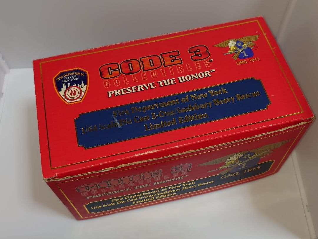 CODE3 Fire Department NY 1/64 ミニカー