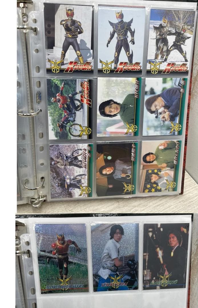 仮面ライダークウガ トレーディングコレクション バインダー カード175枚