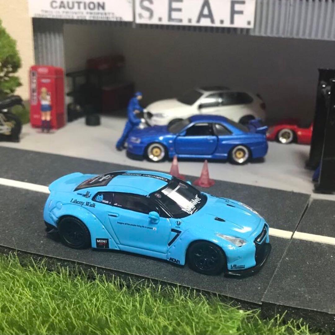 リバティーウォーク 香港限定 R35 GTR ライトブルー カスタム無し未開封品