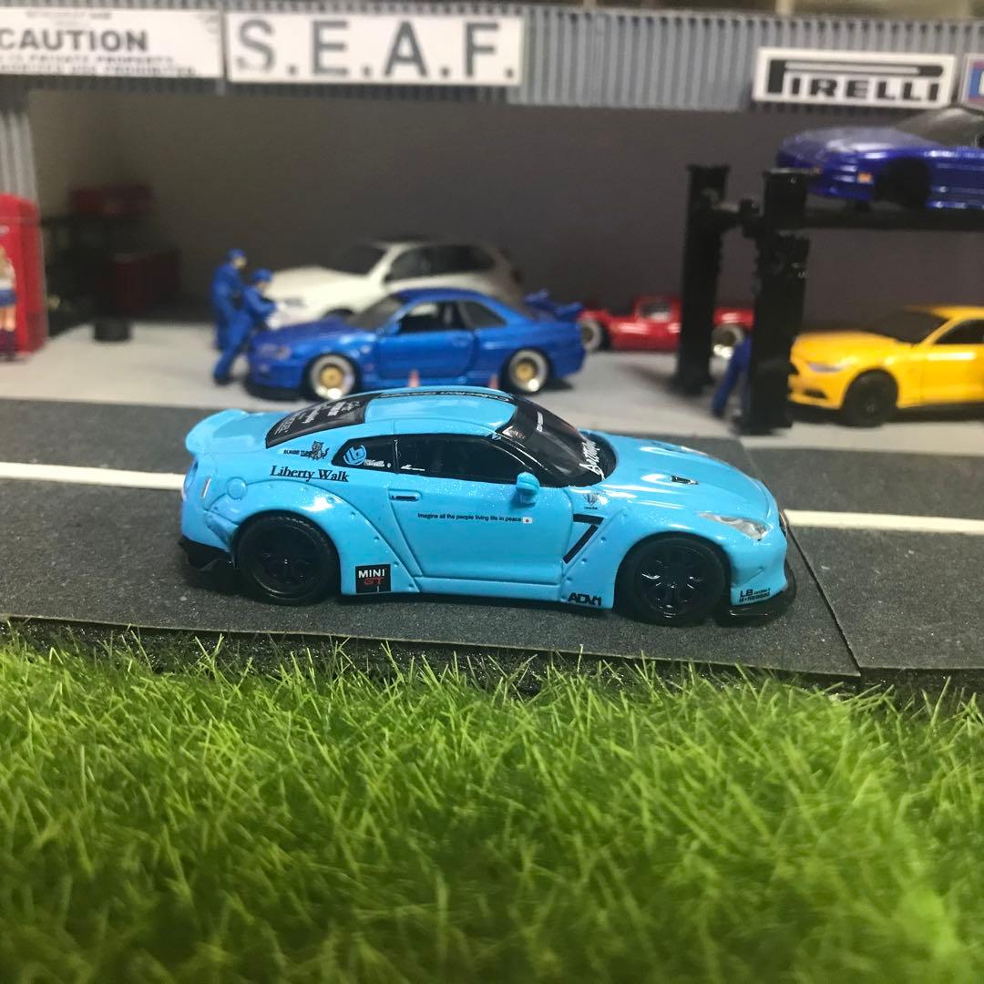 リバティーウォーク 香港限定 R35 GTR ライトブルー カスタム無し未開封品