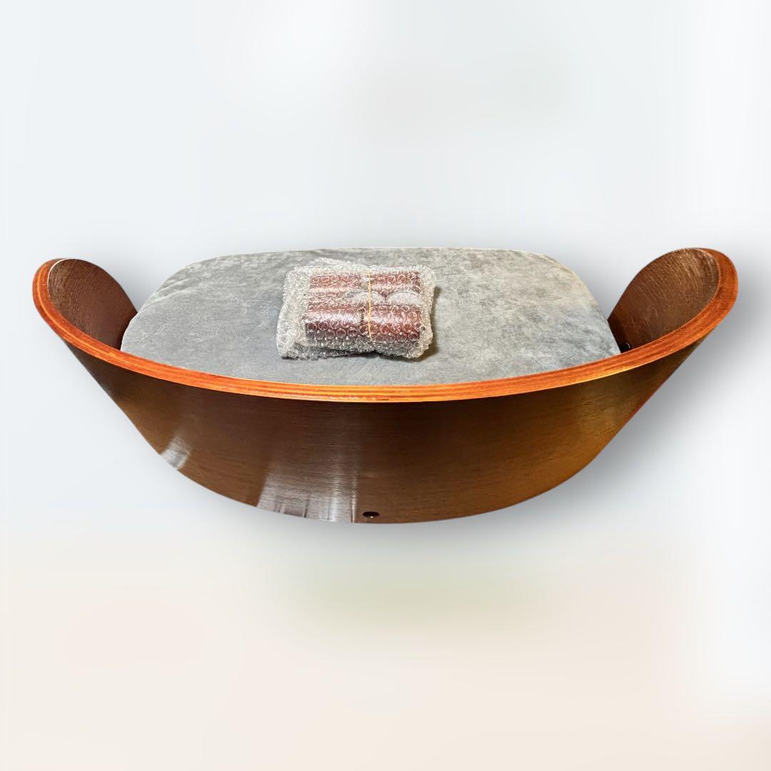 A-ITEM ペットベッド 木製フレーム マット取り外し可(小型用)