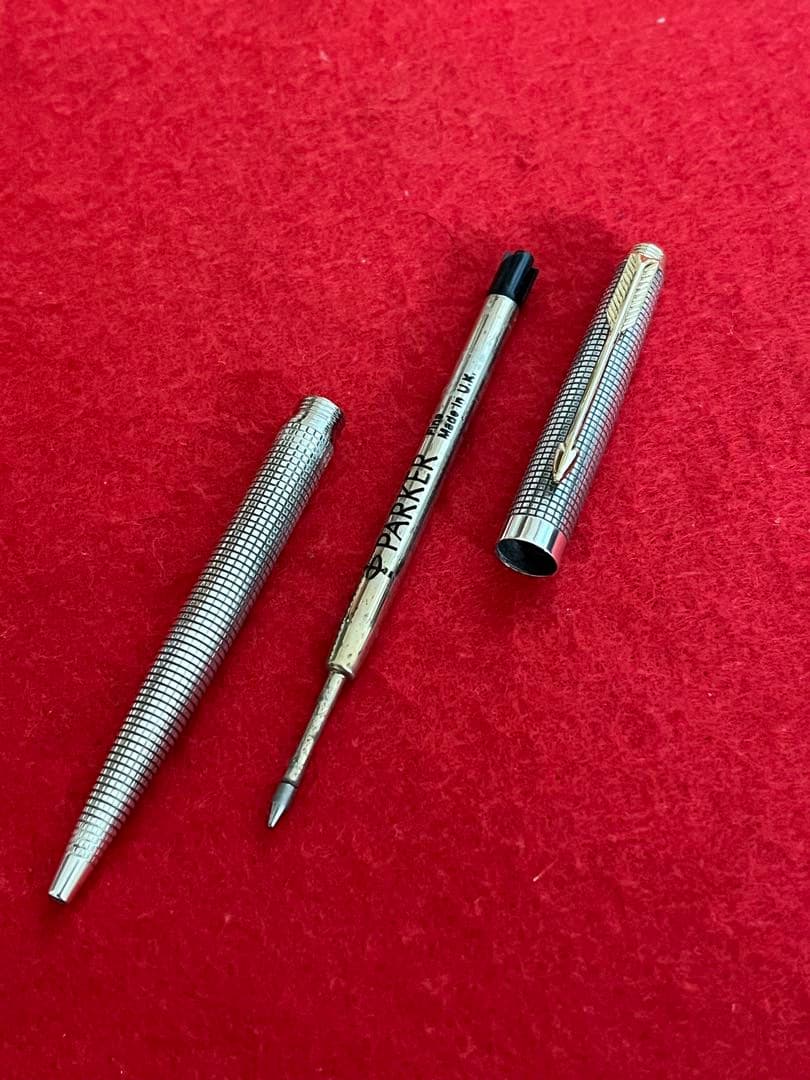 美品‼️パーカーボールペン75 シズレ スターリングシルバーケース付‼️