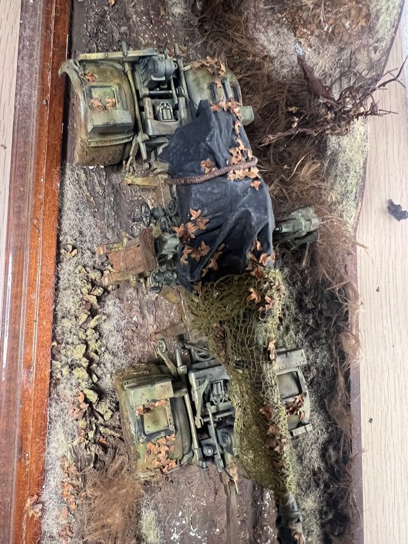 第二次世界大戦 ドイツ軍 ミリタリージオラマ 1/35 完成品　ジャンク　完成品