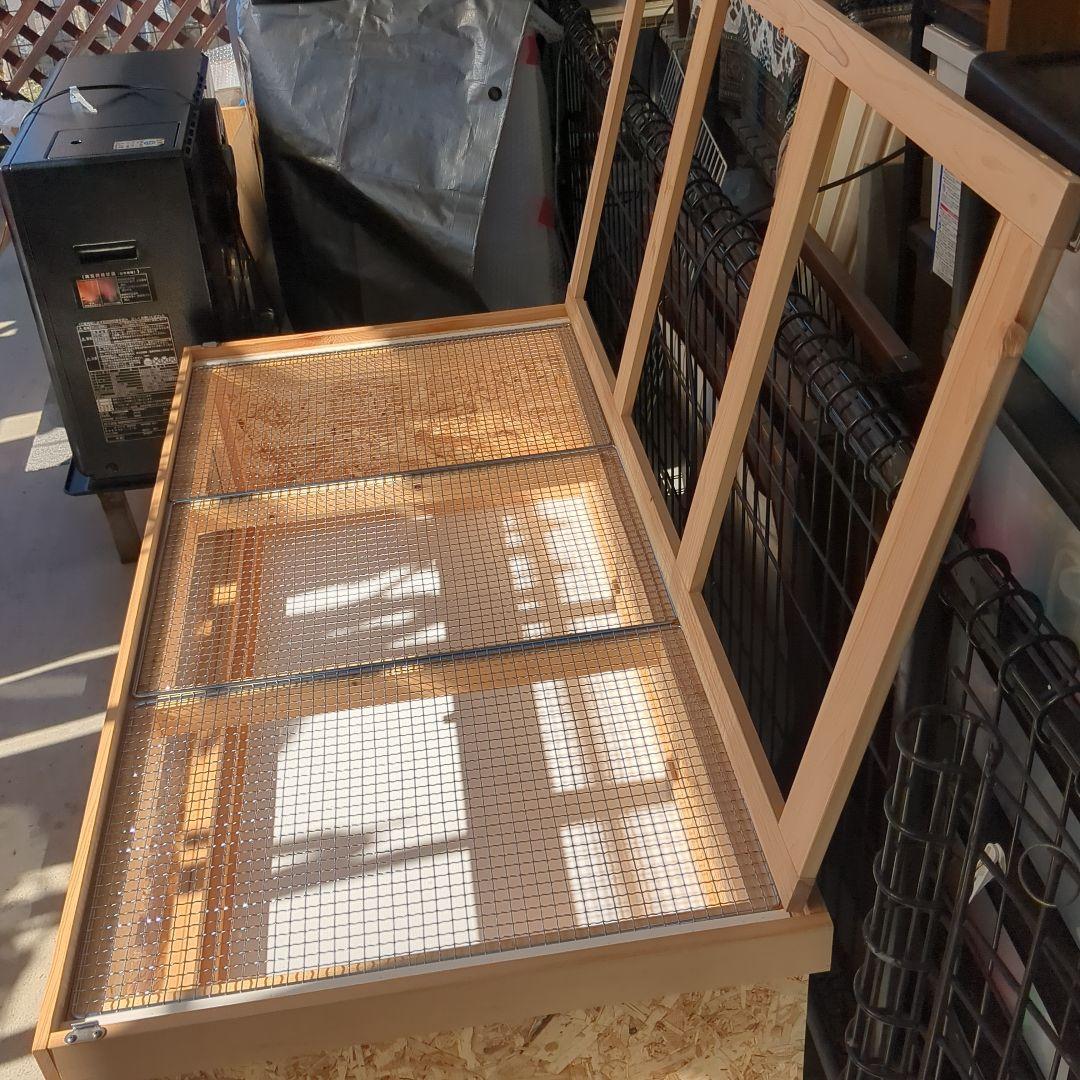 爬虫類ケージ(木製、特注)