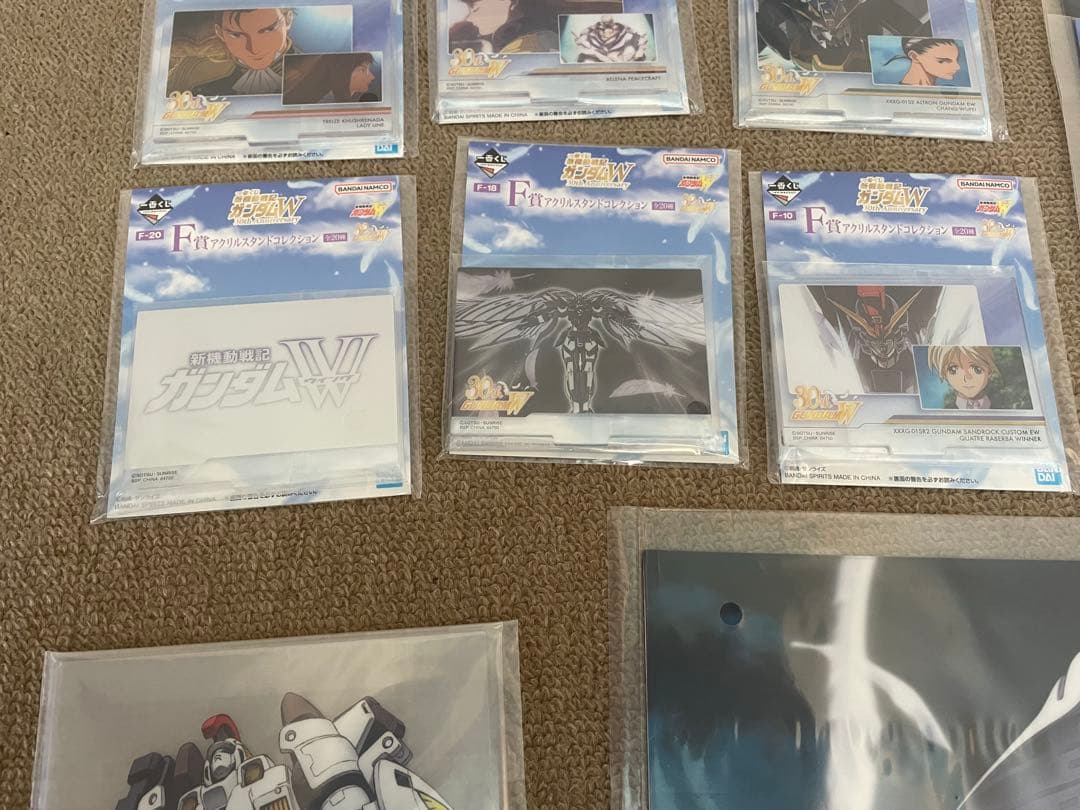 一番くじ　新機動戦記ガンダムW Ａ賞Ｂ賞Ｃ賞 オマケ付　16点SET
