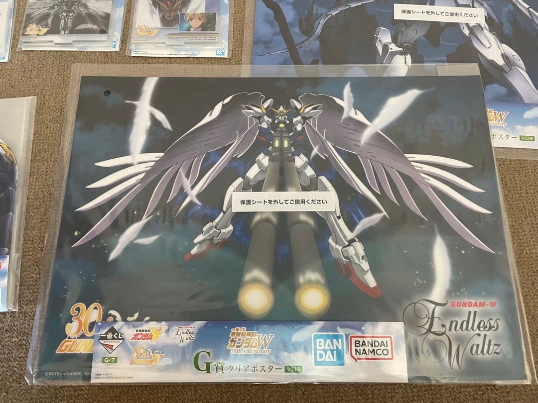 一番くじ　新機動戦記ガンダムW Ａ賞Ｂ賞Ｃ賞 オマケ付　16点SET