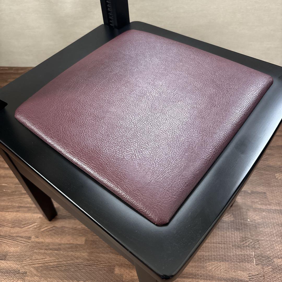 【美品】 YAMAHA トムソン椅子 ピアノ椅子 調整 座面エンジ