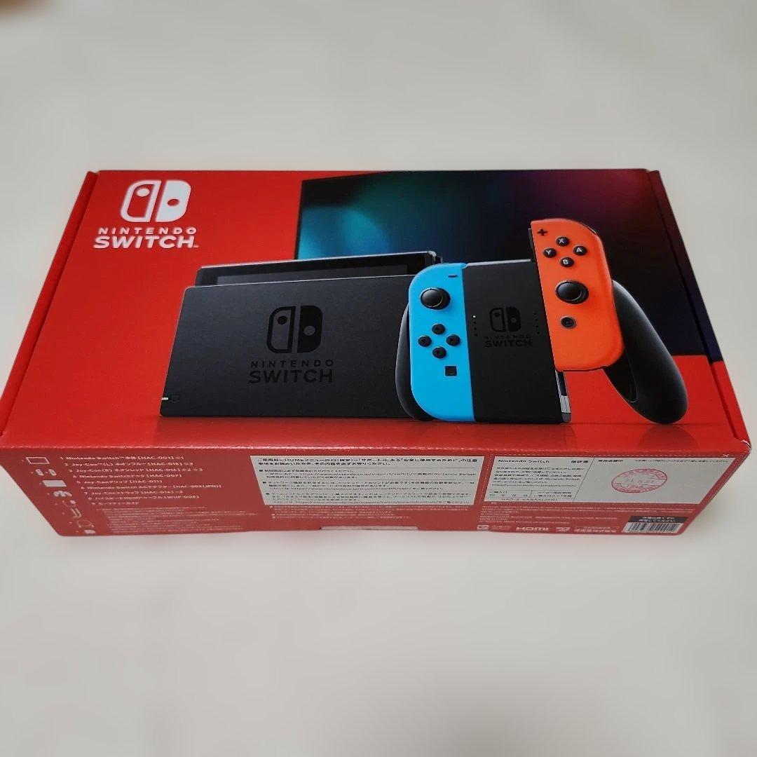 Nintendo Switch本体+　Joy-Conネオンレッド