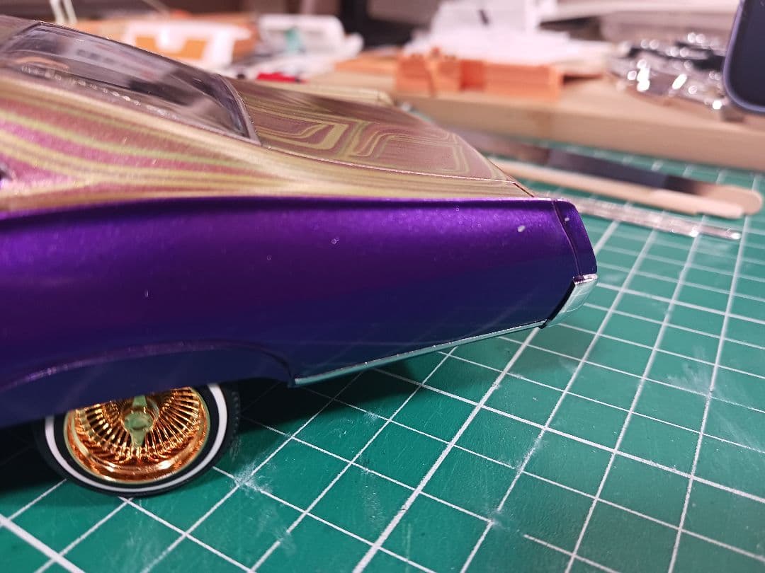 自動車 amt 1/25 1967 impala ss lowrider