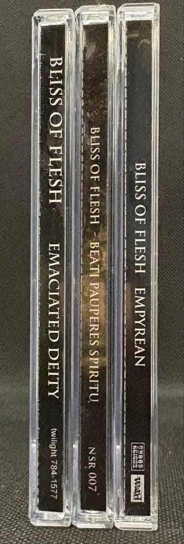 Bliss of Flesh 1st、2nd、3rd国内盤帯付き