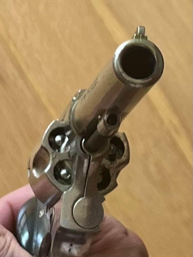 国際産業　金属製リボルバー カートリッジ5個付き　未発火