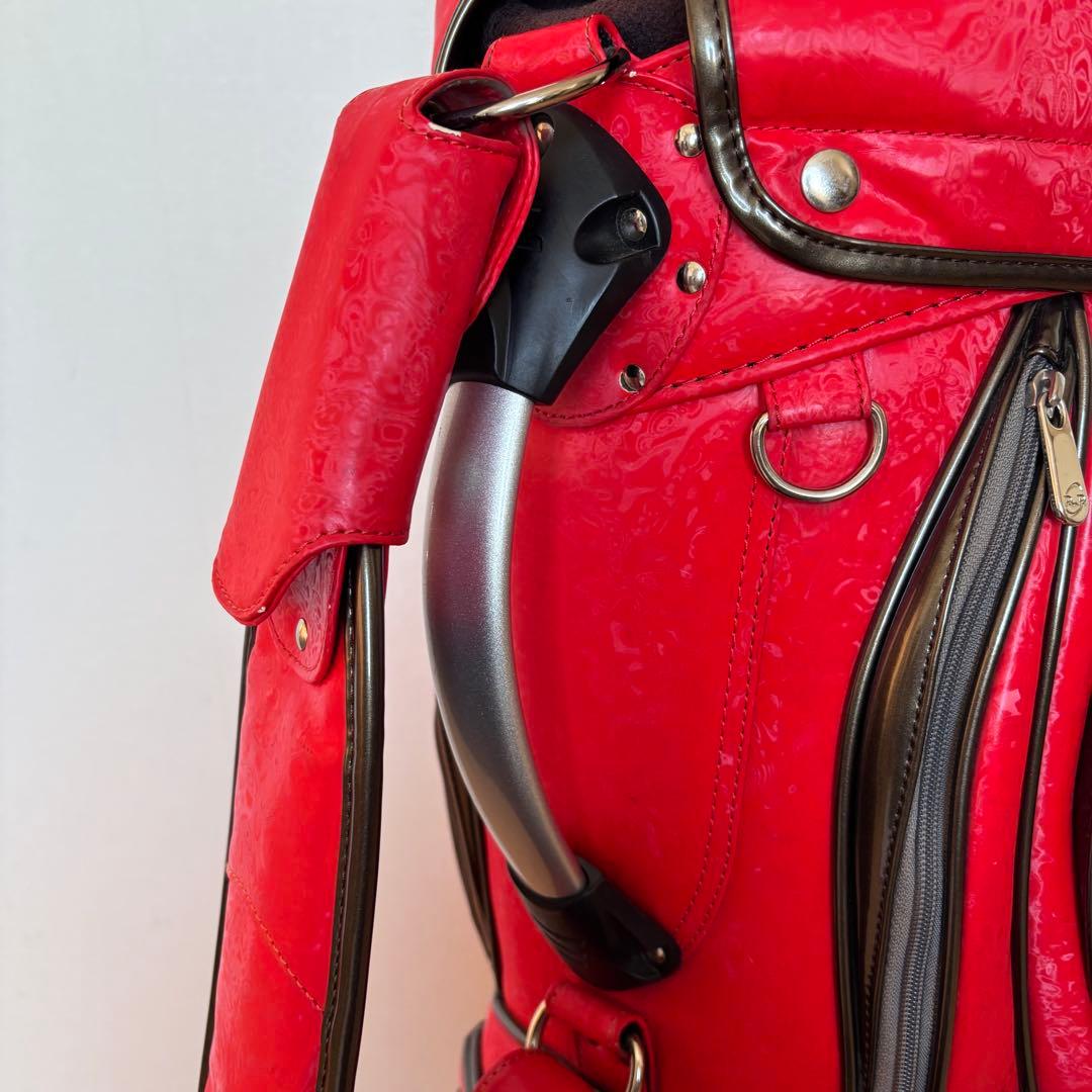 キャディバックROMAROロマロREDガンレッドPRO MODELゴルフバック