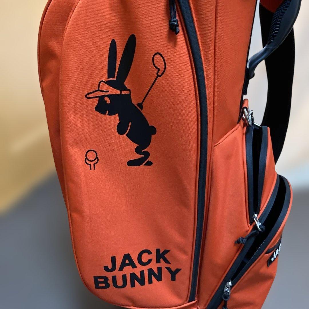 極美品定価29800円JACKBUNNY オレンジ キャディバッグ