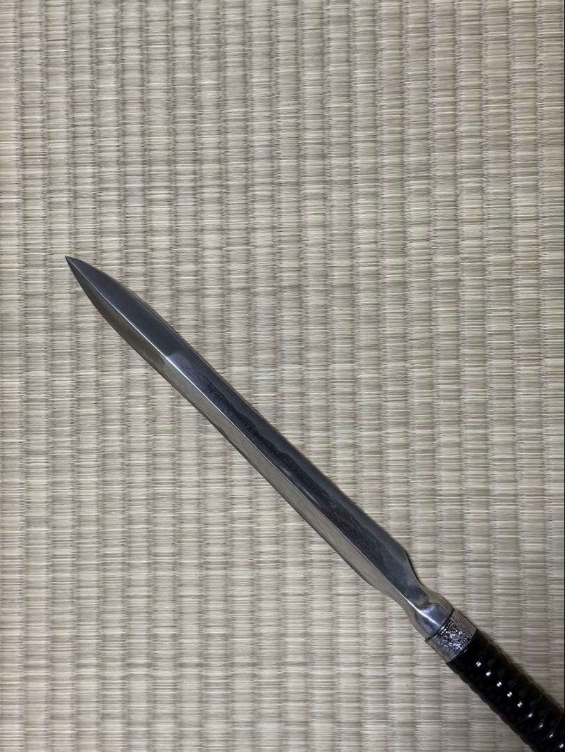 槍　やり　3本継　黒呂　模造刀　模擬刀　美術刀　舞踊　大衆演劇　芝居