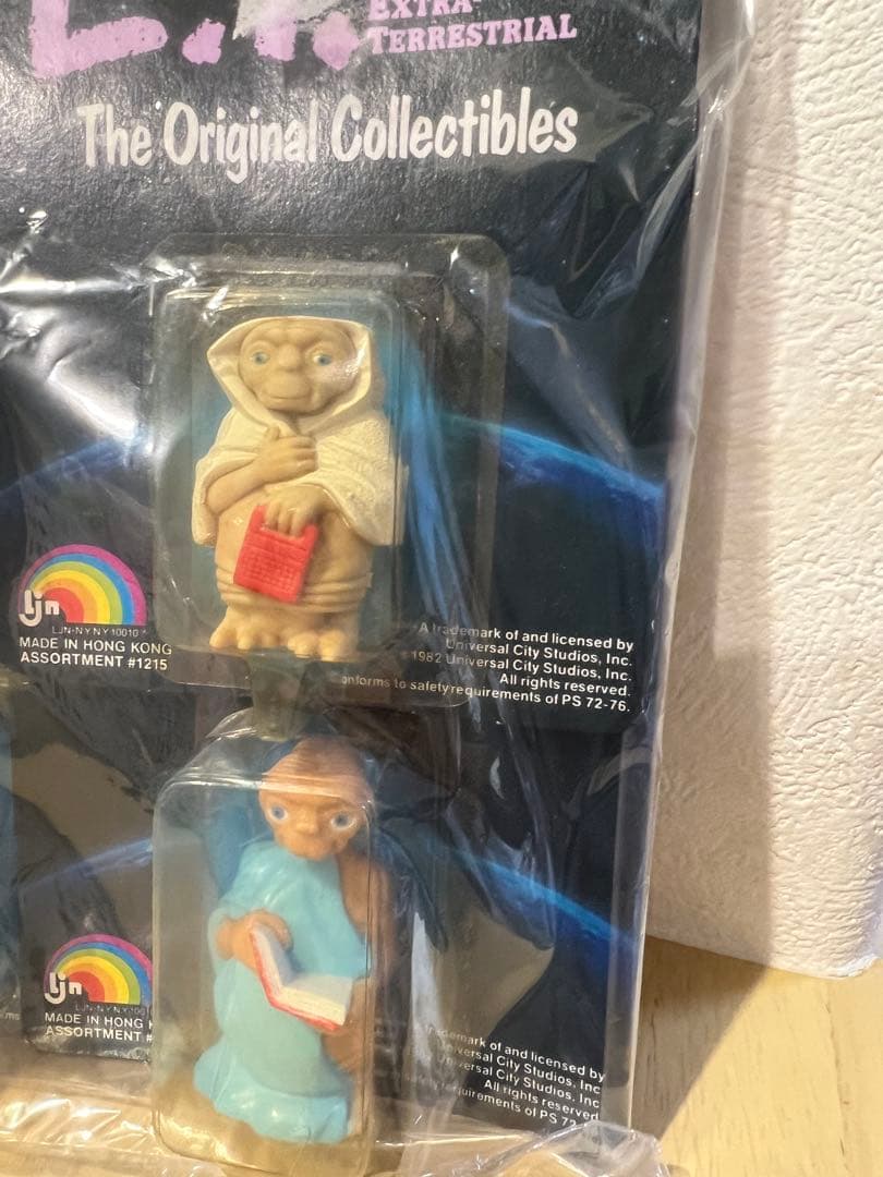 ヴィンテージ未使用品LJN 1982年製E.T.フィギュア6体セット