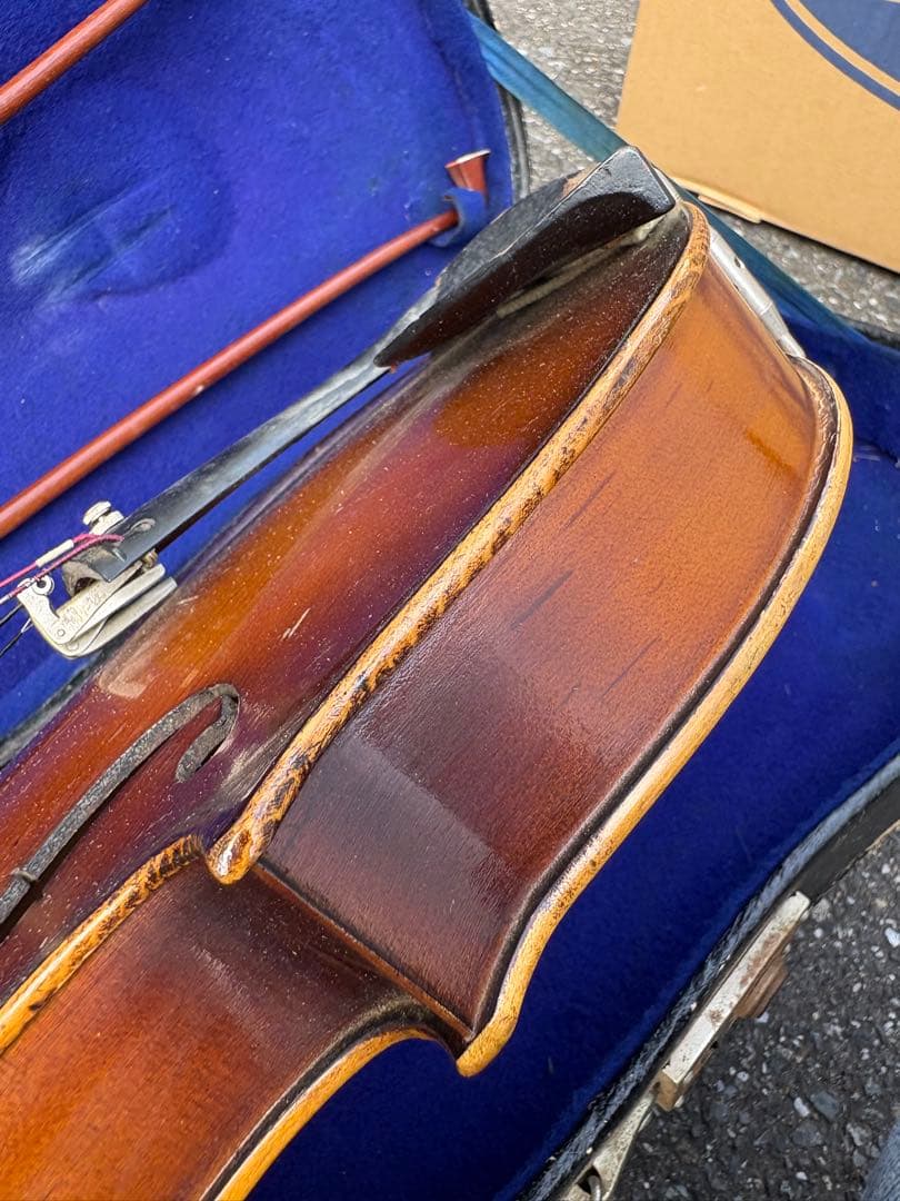 【現状品】バイオリン　ケース付き　年代物