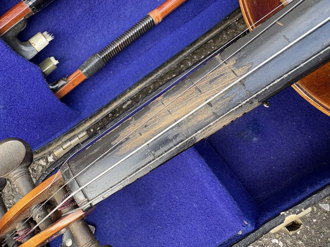【現状品】バイオリン　ケース付き　年代物