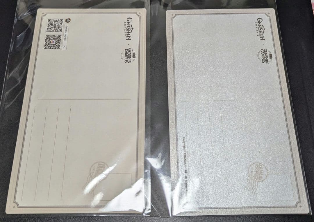 原神 ロンドン EU 海外特典 放浪者 ポストカード セット