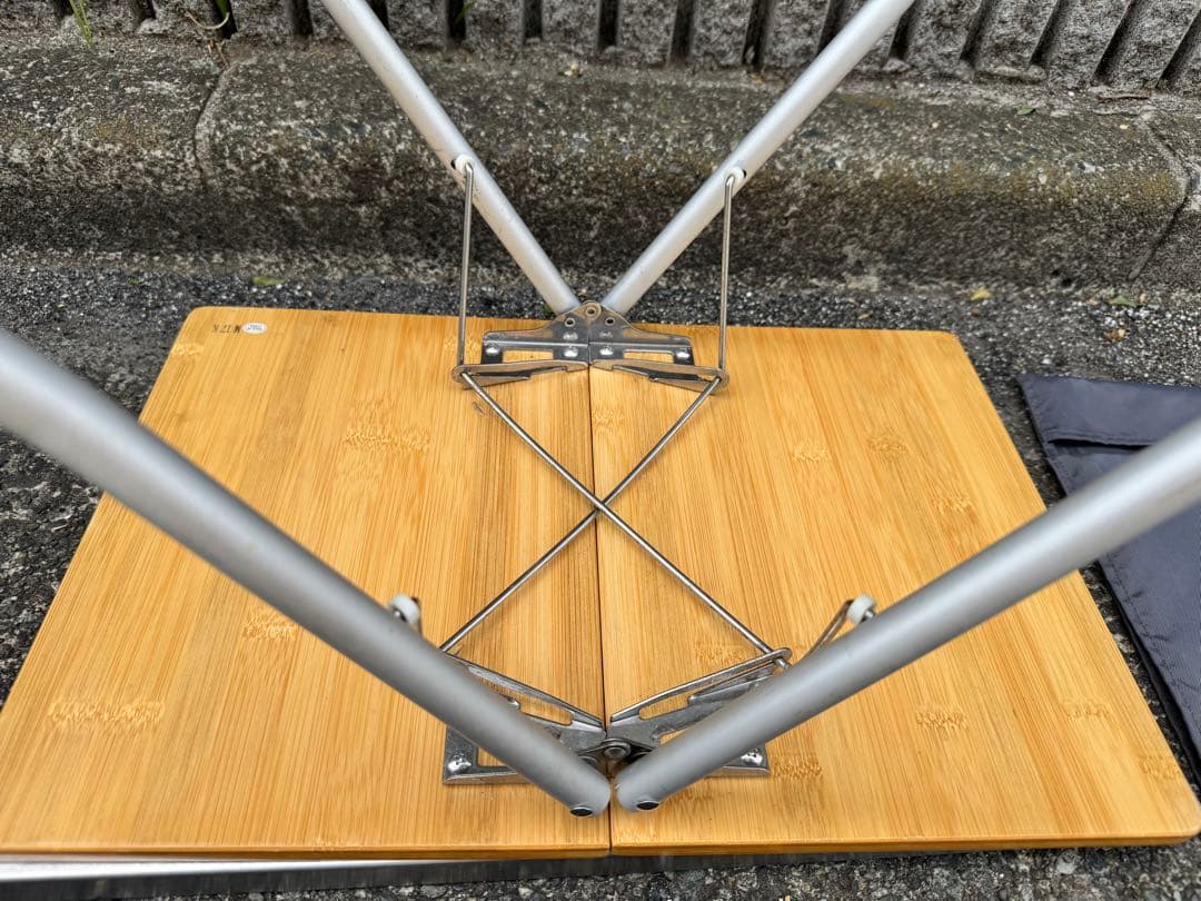  peak MYテーブル 竹製折りたたみテーブル