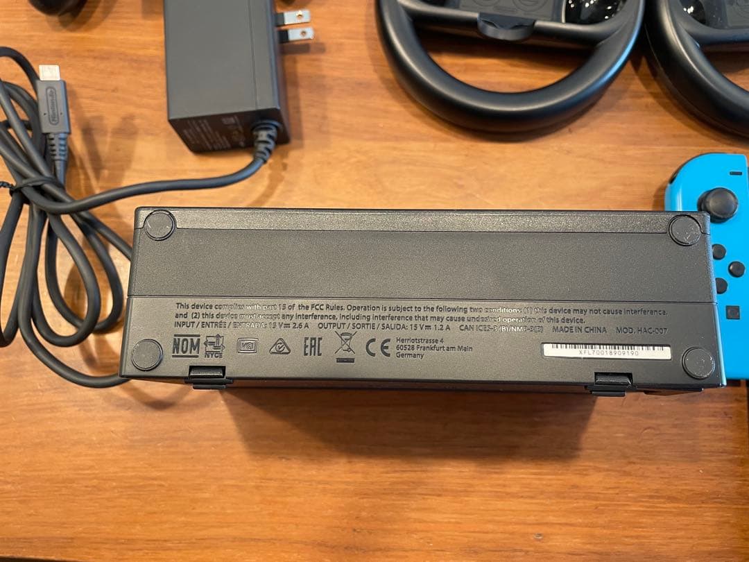 Nintendo Switch 本体 青/オレンジ + ハンドルコントローラー