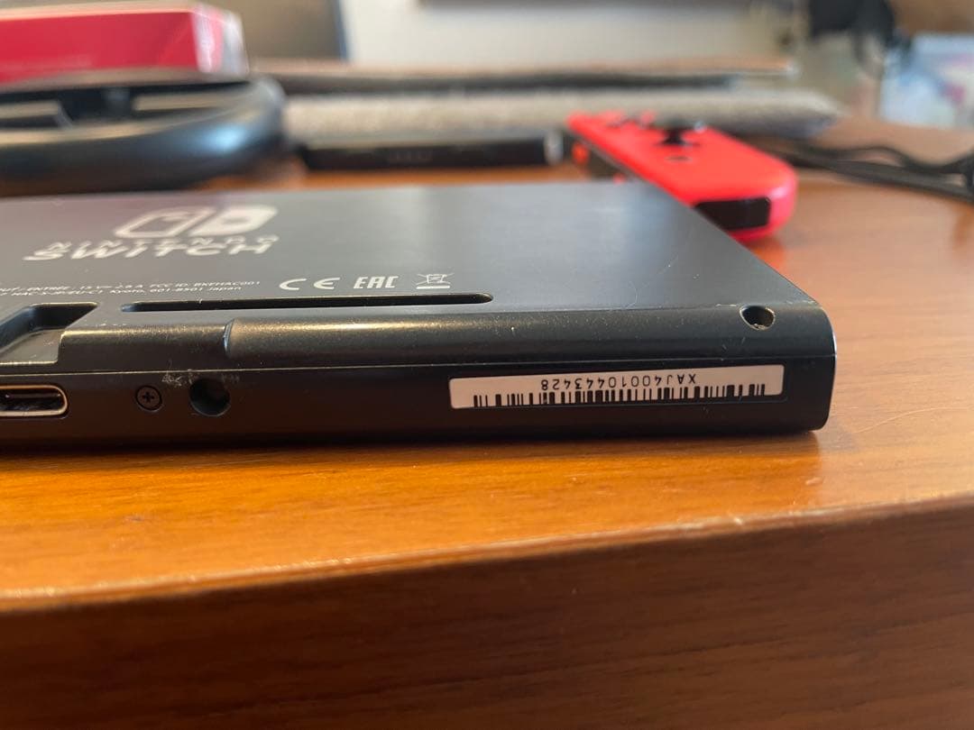 Nintendo Switch 本体 青/オレンジ + ハンドルコントローラー