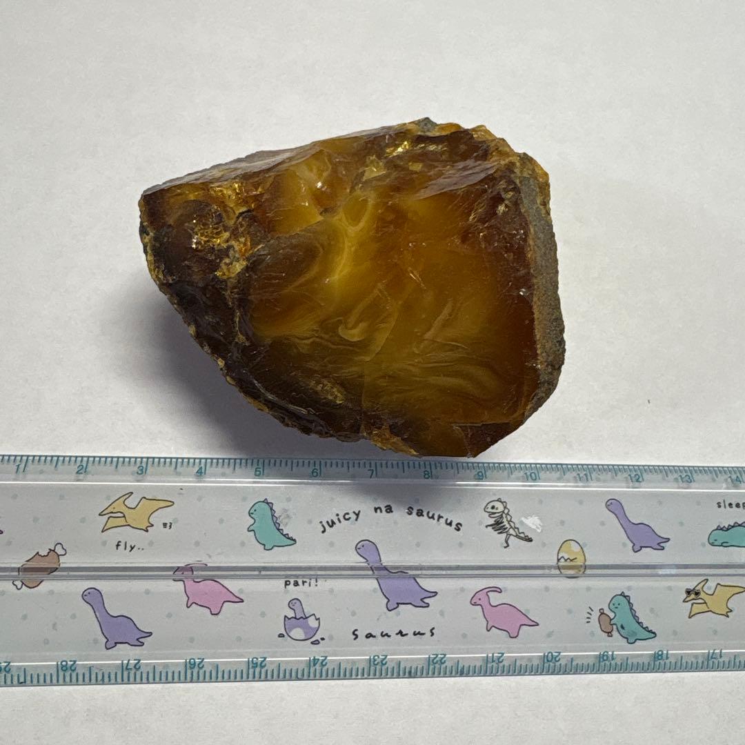 琥珀 アンバー 化石 宝石 原石 岩手県久慈産