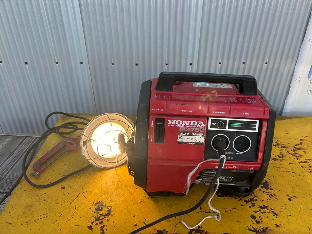 本田発電機　エンジン発電大丈夫　発電する時エンジンスピード出ません　取引限定
