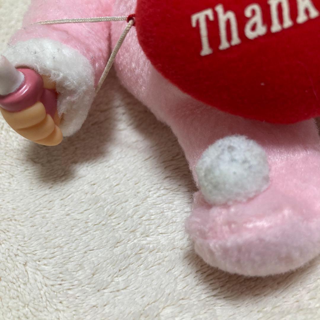 メッセージモンチッチペア　くま(For You) うさぎ(Thank You)