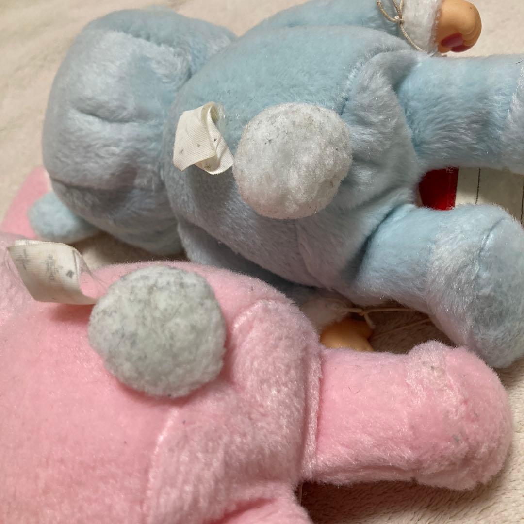 メッセージモンチッチペア　くま(For You) うさぎ(Thank You)