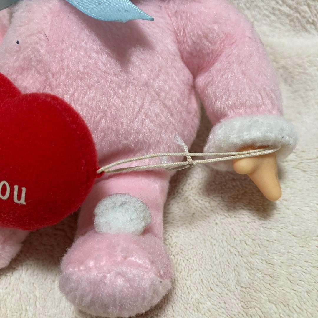 メッセージモンチッチペア　くま(For You) うさぎ(Thank You)