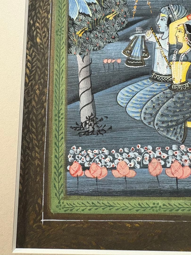 インドミニアチュール　手書き　細密画