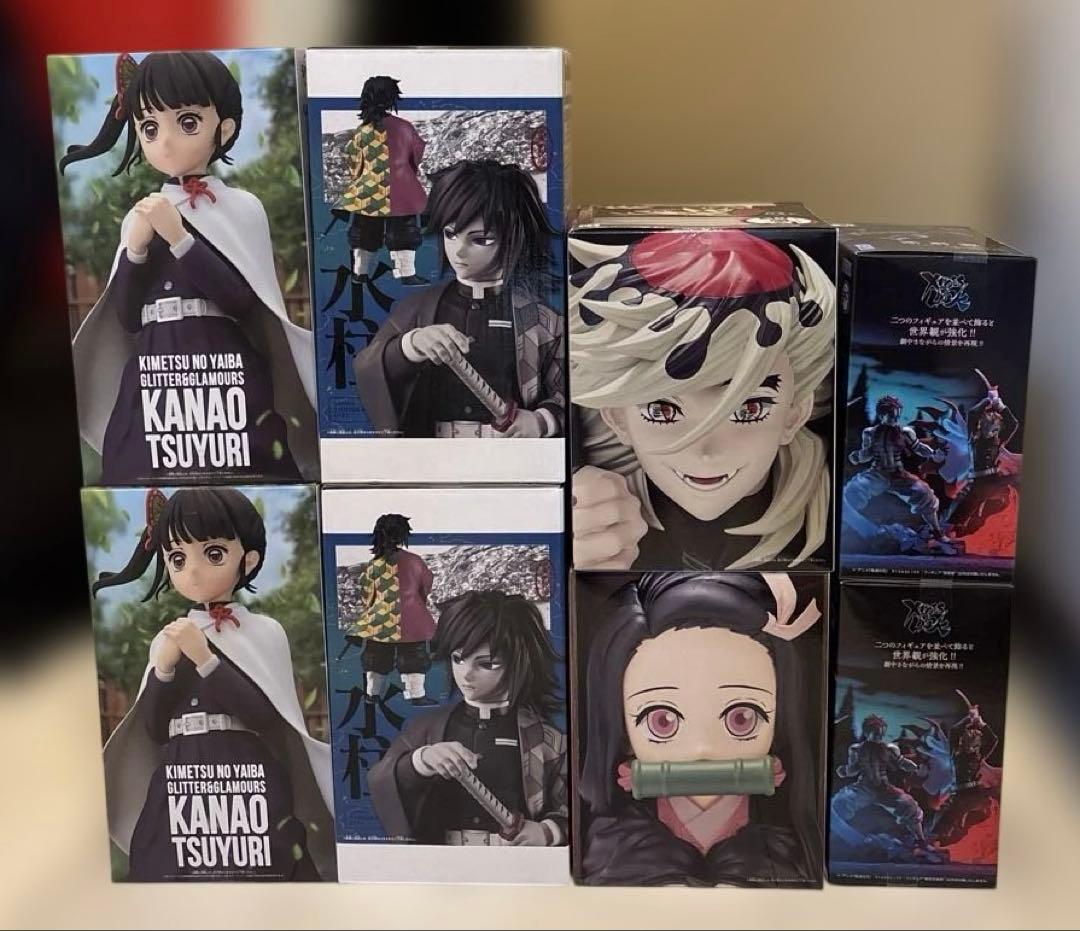 未開封 鬼滅の刃 プライズフィギュア まとめ売り 8点セット