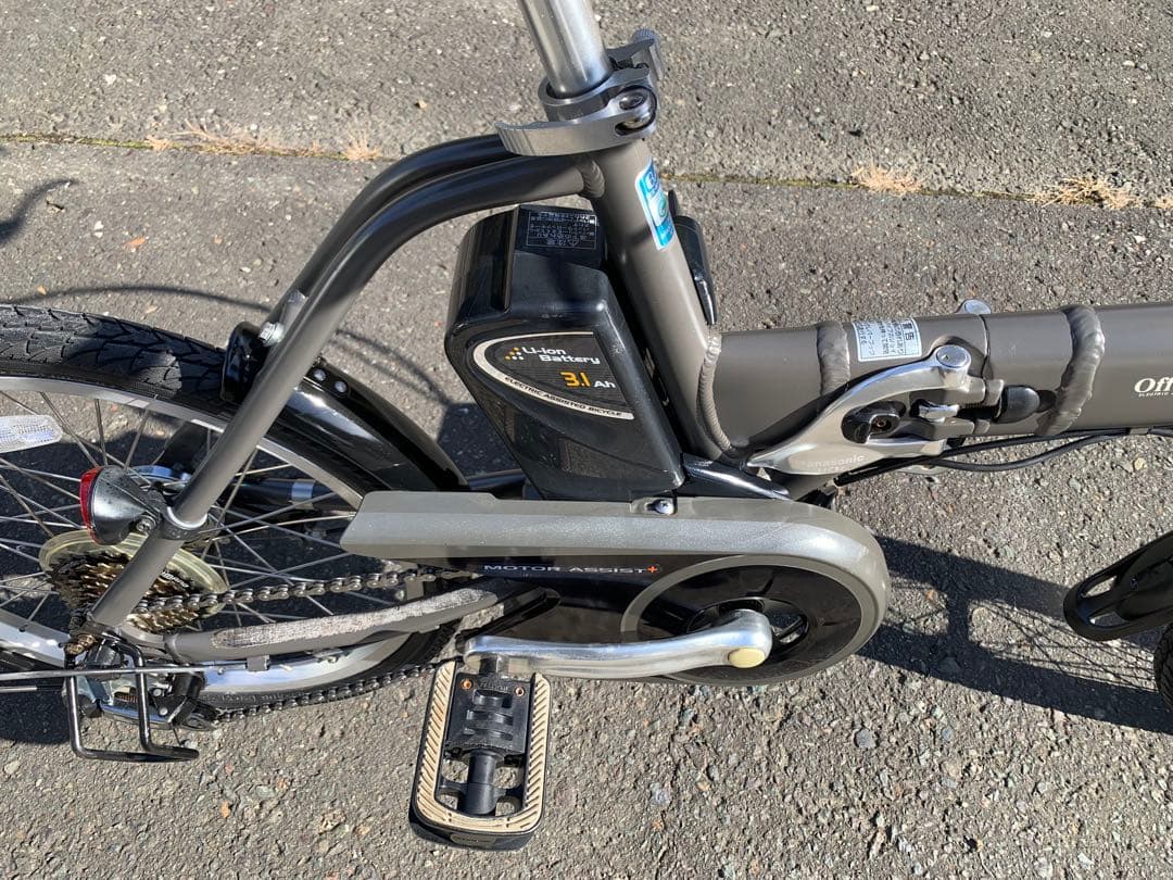 【動作確認済】送料無料Panasonic 折り畳み電動自転車Off Time