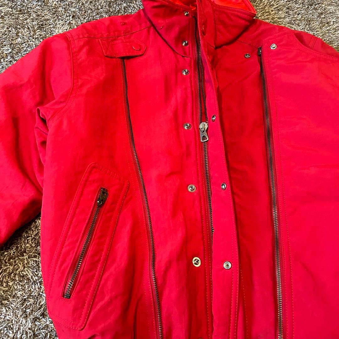 クシタニ ボンバー ジャケット 中綿 ブルゾン リバーシブル ライダー ワッペン