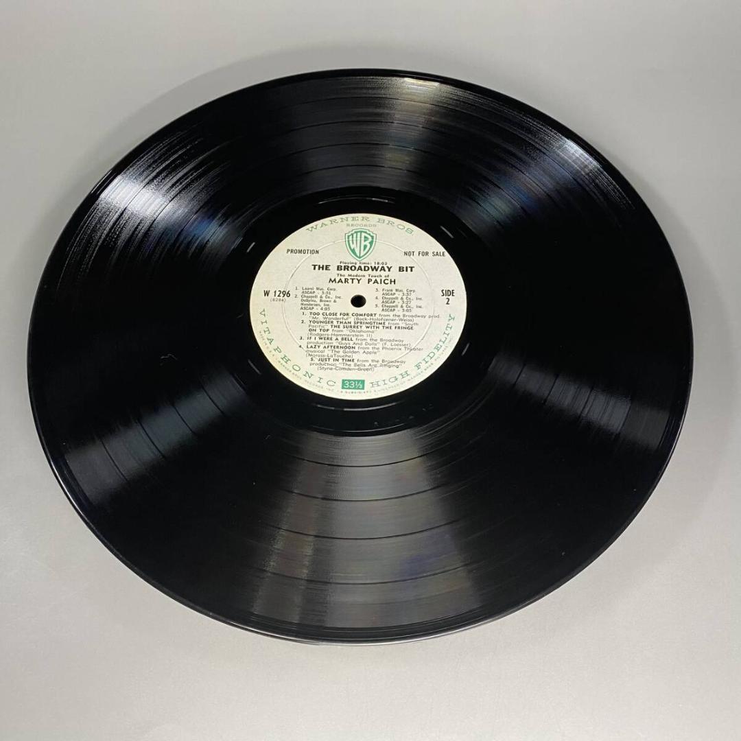 ★超希少プロモ盤【USオリジナル／MONO／深溝DG】マーティ・ペイチ／踊り子