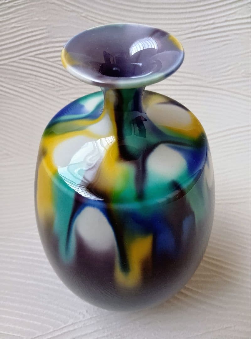 t*6様 徳田　八十吉　三代　九谷焼 花瓶