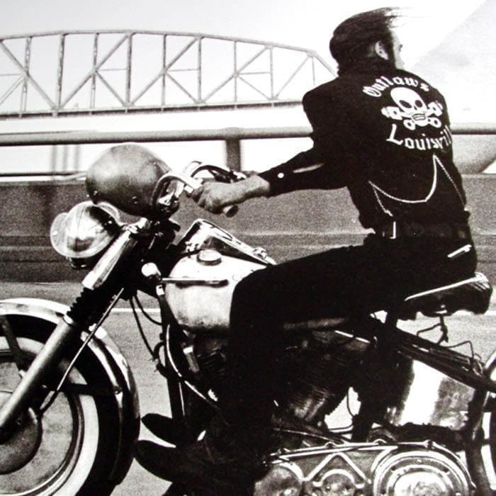 Crossing the Ohio（ダニー・ライアン）アートポスター/バイカー