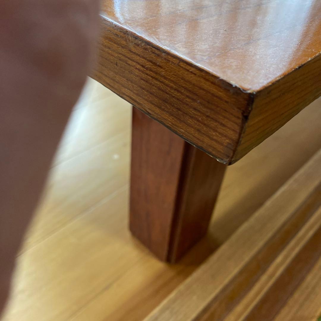 最終価格　和室　ローテーブル　木目調 木製座卓　古家具　約７４✖️１２８✖️３２㎝