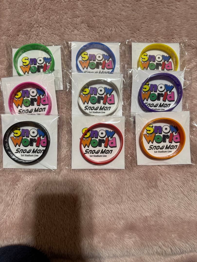  Man  World ラバーバンド9人セット