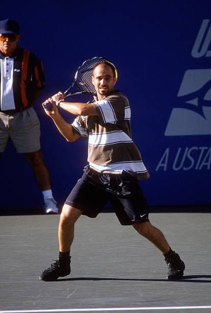 ☆1/13 21時まで限定価格 ナイキ　テニスウェア　L　アガシ着用モデル